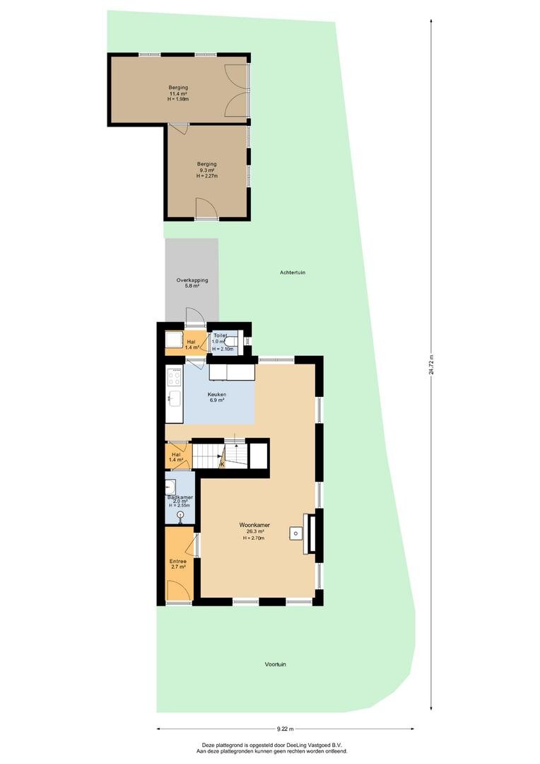 Begane grond met tuin