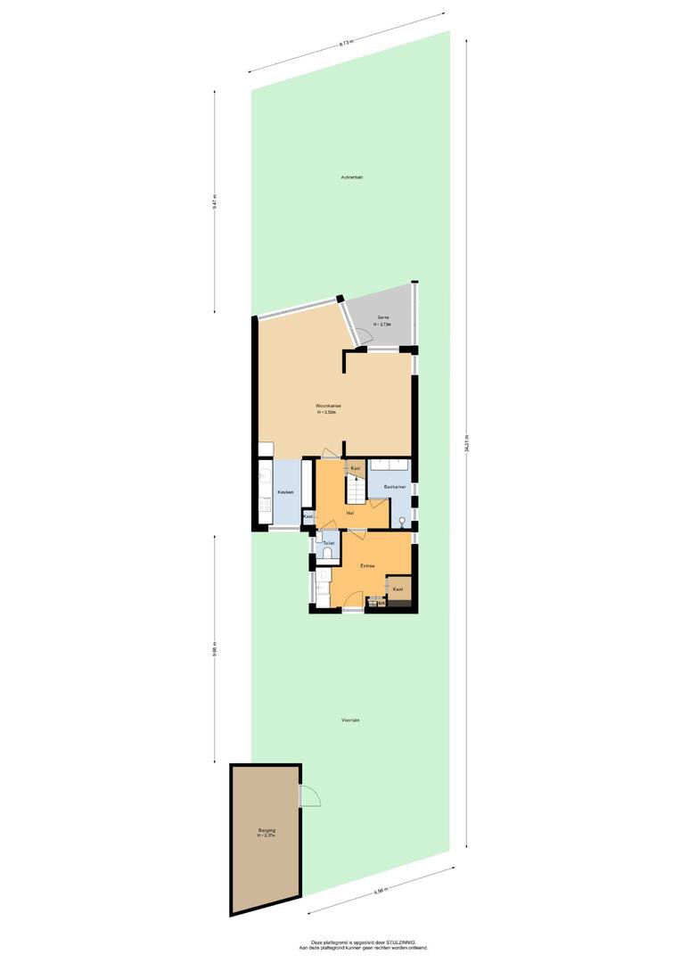 Begane grond met tuin