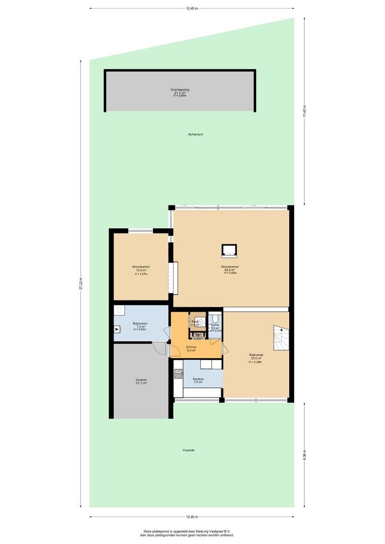 Begane grond met tuin