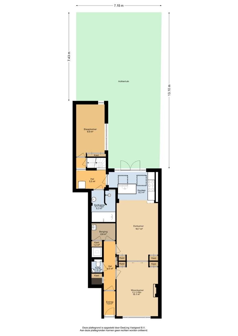 Begane grond met tuin