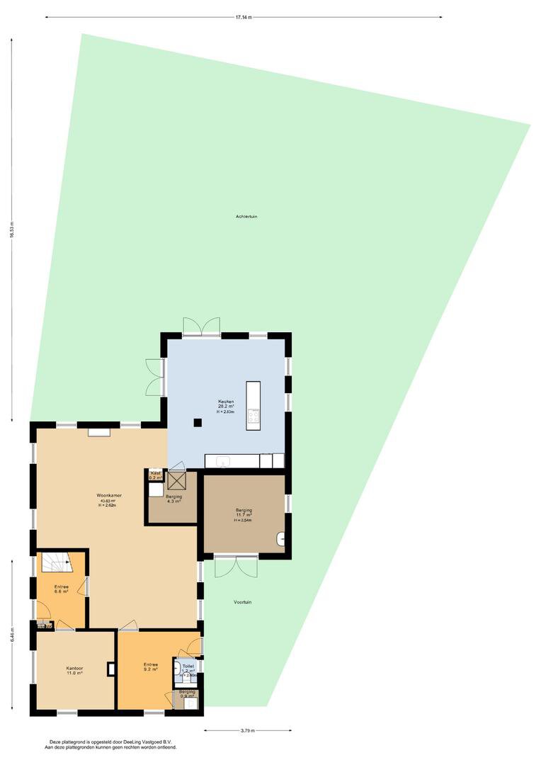 Begane grond met tuin