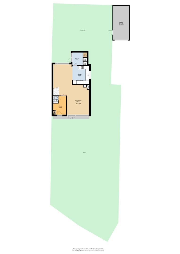 Begane grond met tuin