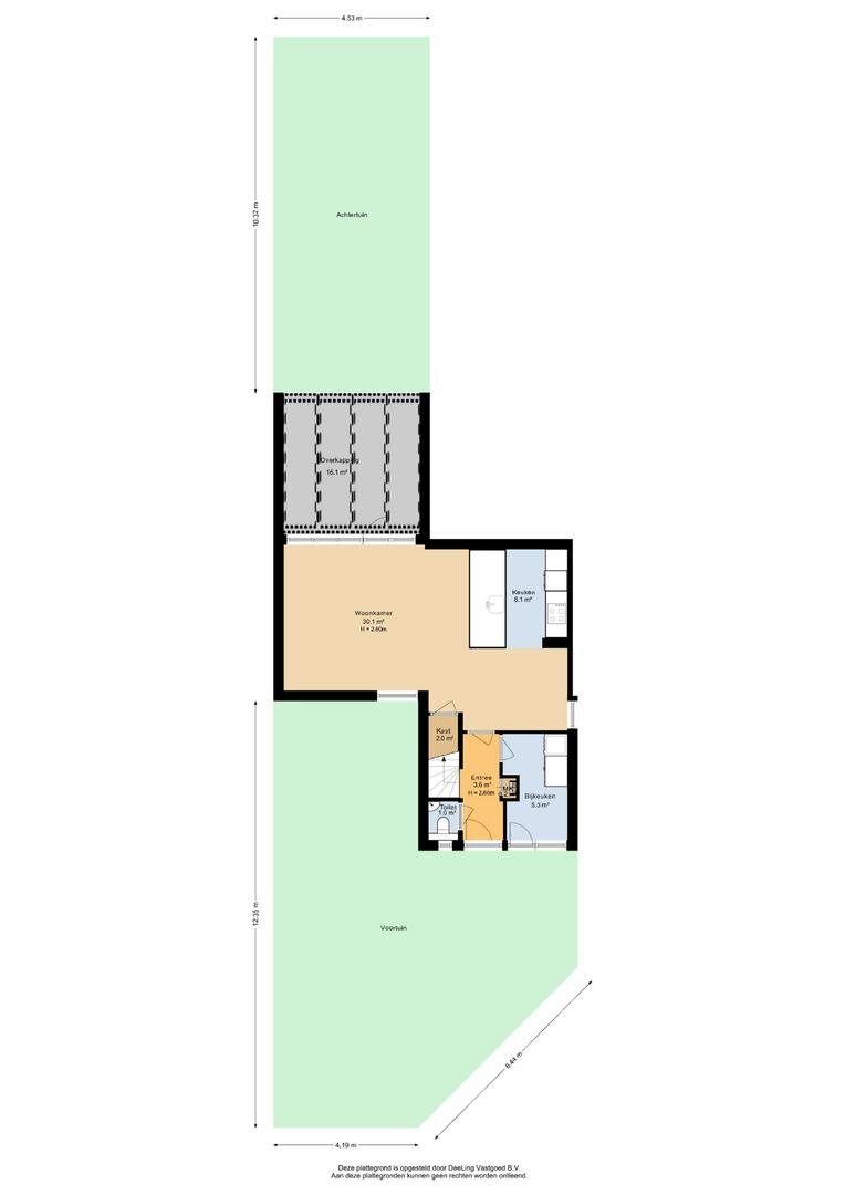 Begane grond met tuin