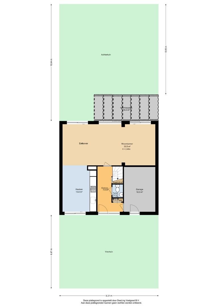 Begane grond met tuin