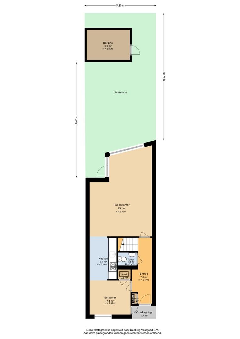 Begane grond met tuin