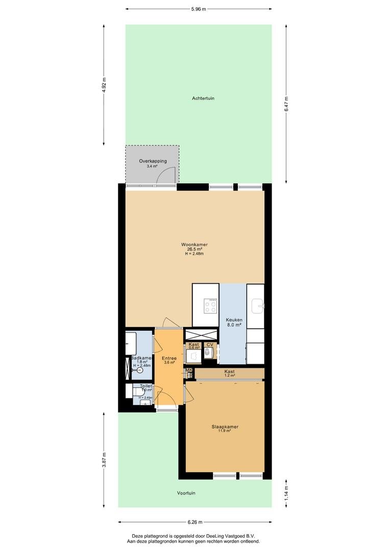 Begane grond met tuin