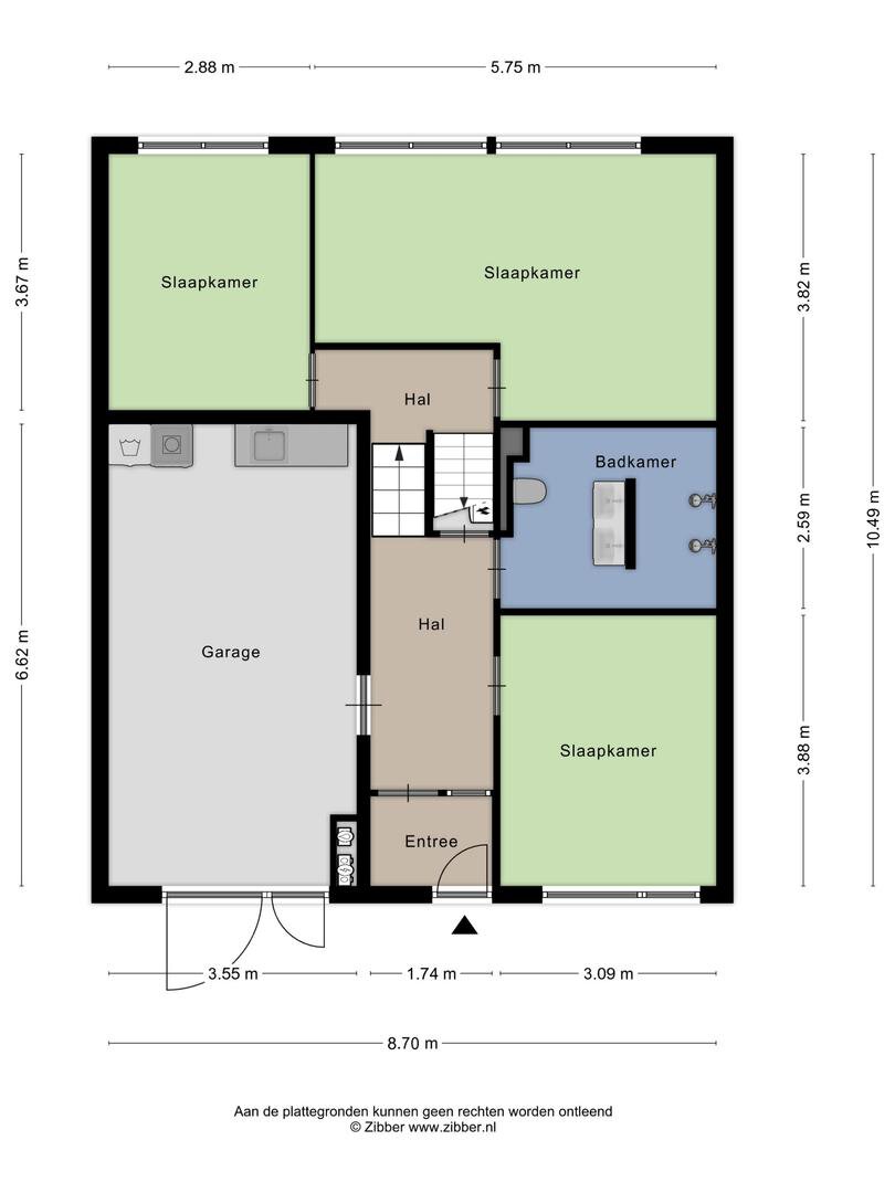 Eerste en tweede woonlaag