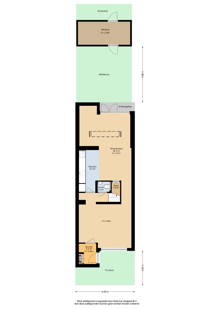 Begane grond met tuin