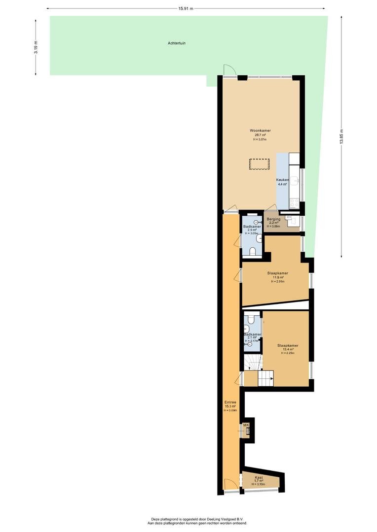 Begane grond met tuin