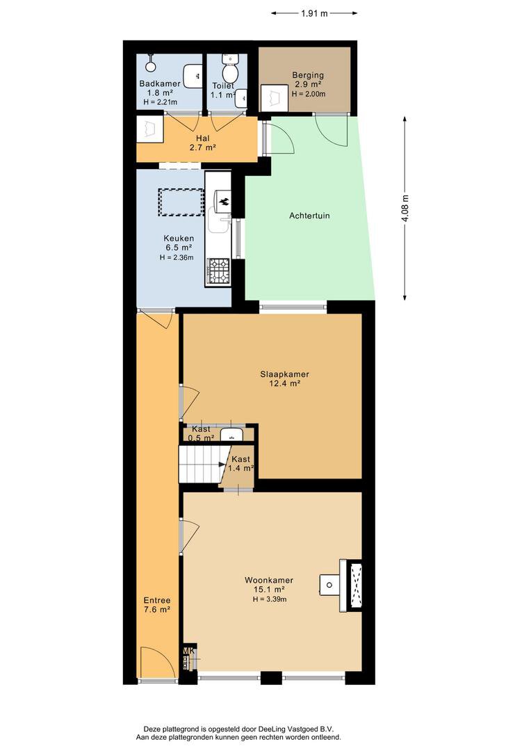 Begane grond met tuin