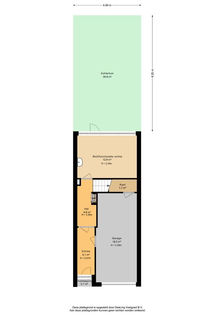 Begane grond met tuin