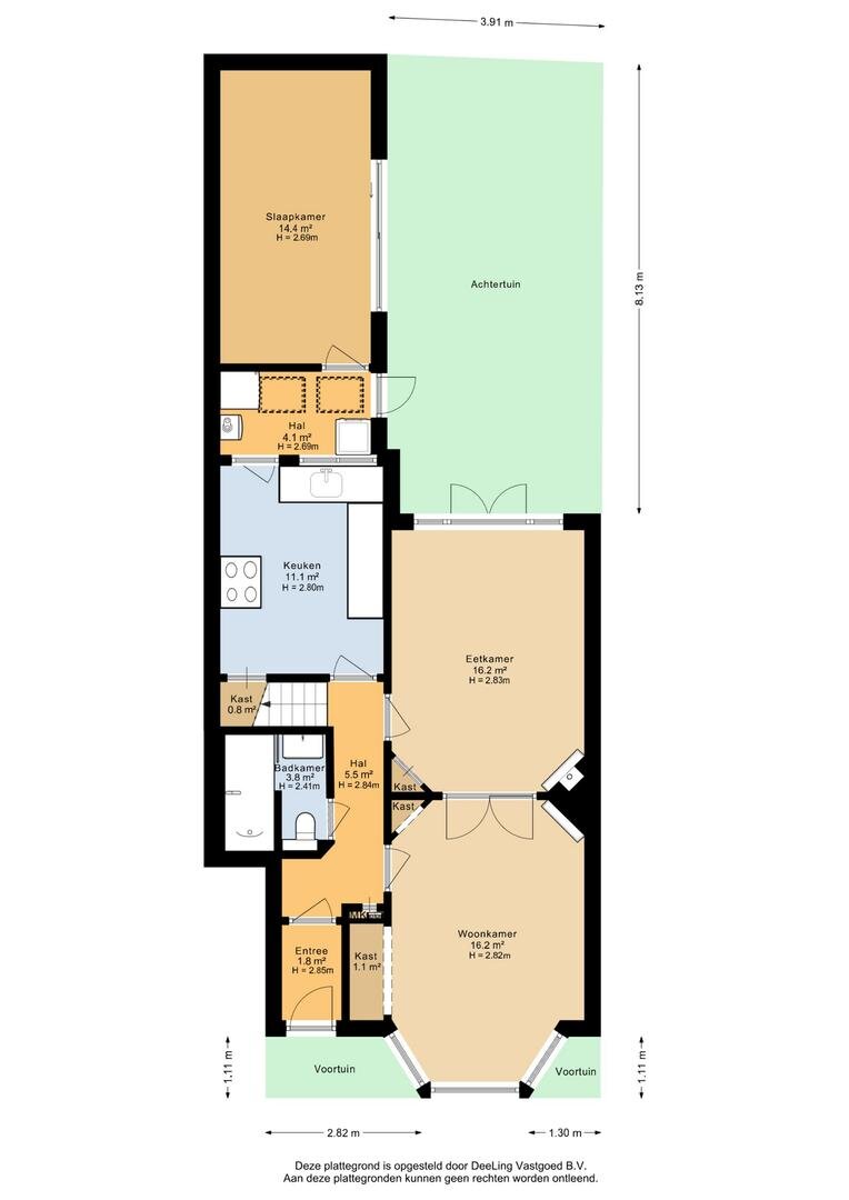 Begane grond met tuin