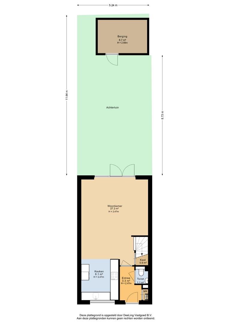 Begane grond met tuin