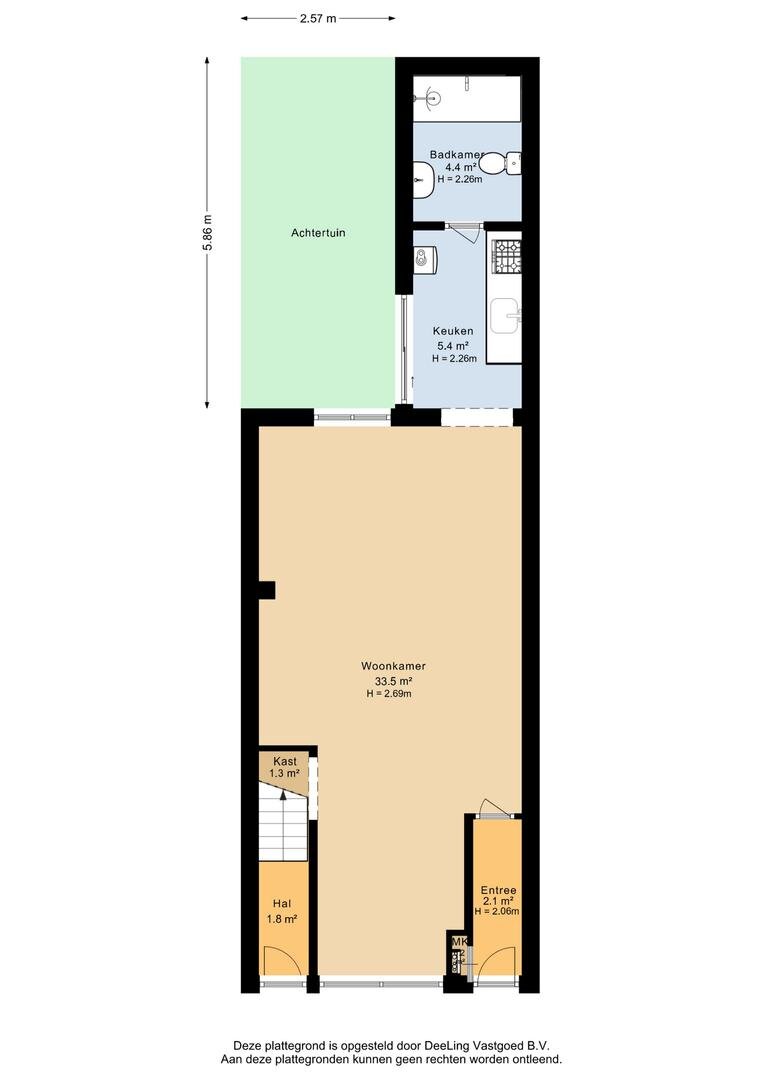 Begane grond met tuin