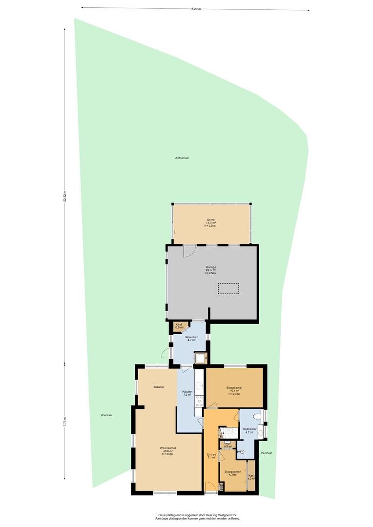 Begane grond met tuin